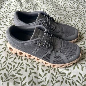 On Running Women’s Grey and Pink Shoes